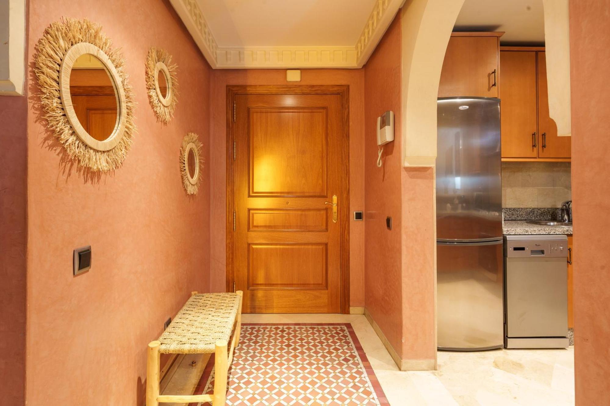Appartement Chic Gueliz Plaza Avec Vue Marrakesh Esterno foto