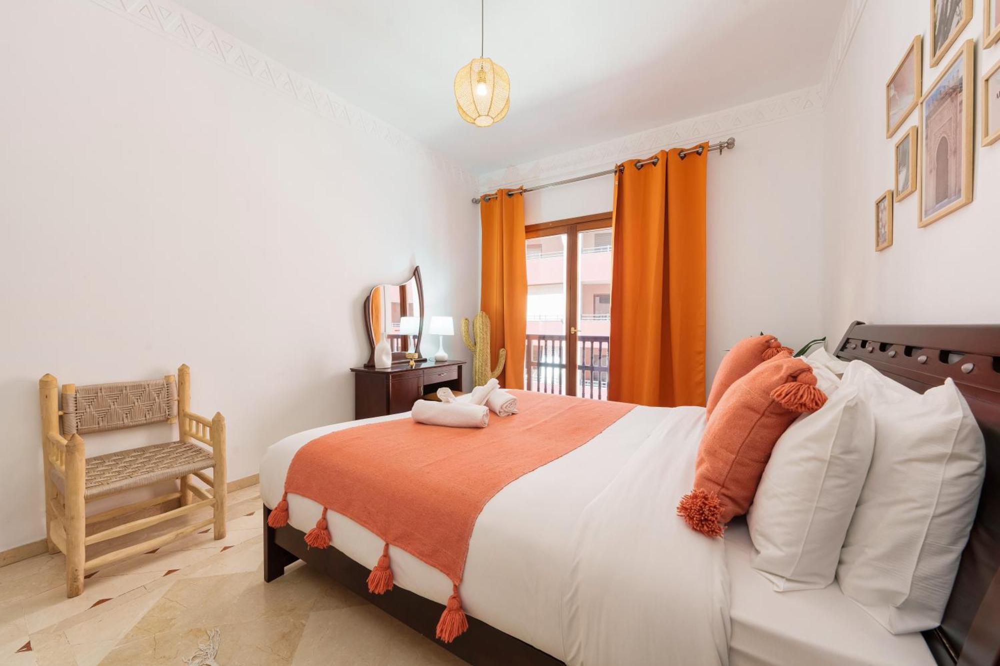 Appartement Chic Gueliz Plaza Avec Vue Marrakesh Esterno foto